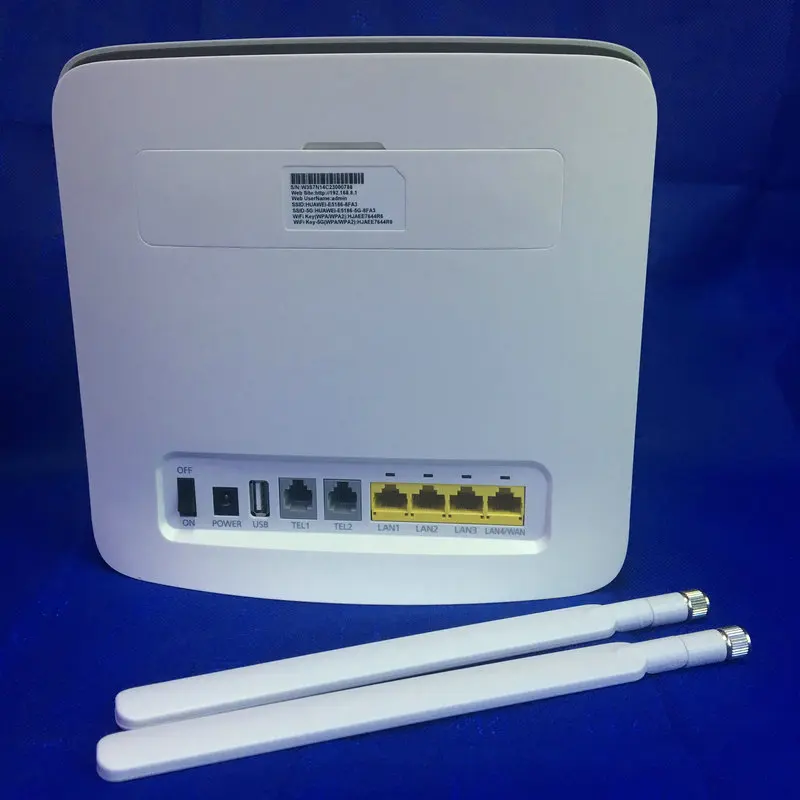 

E5186 4G LTE Router unlocked 4G CAT6 300Mbps LTE CPE wireless gateway E5186s-61a Plus antenna