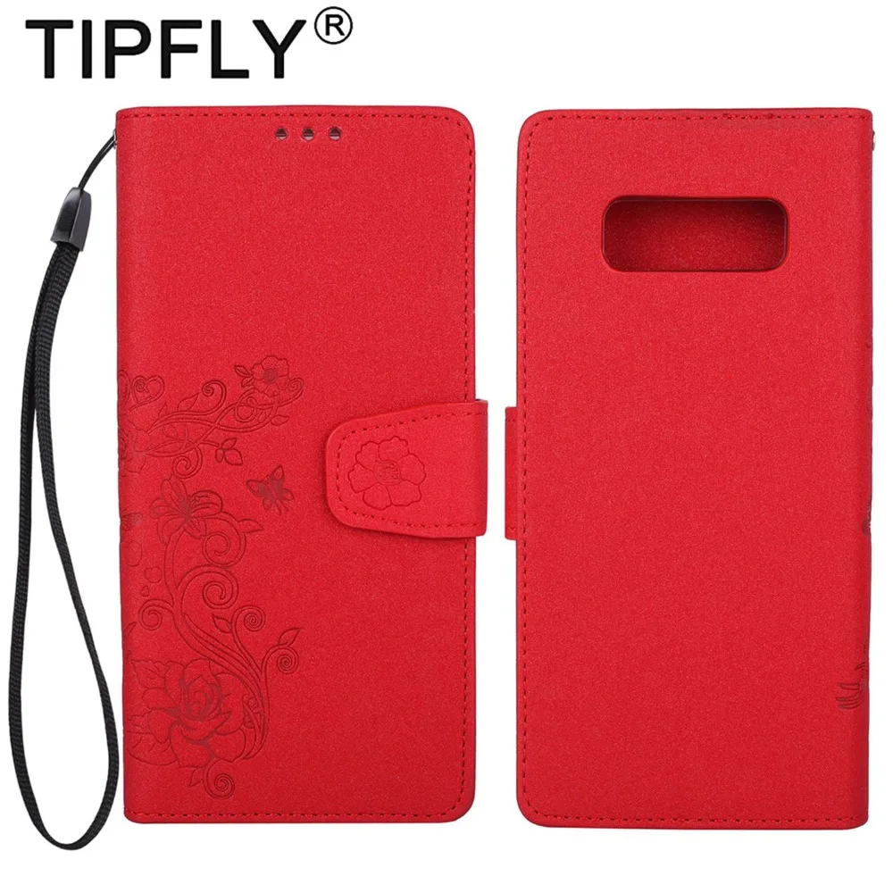 TIPFLY Роскошный PU кожаный бумажник чехол для samsung Note8 Примечание 8 откидная крышка