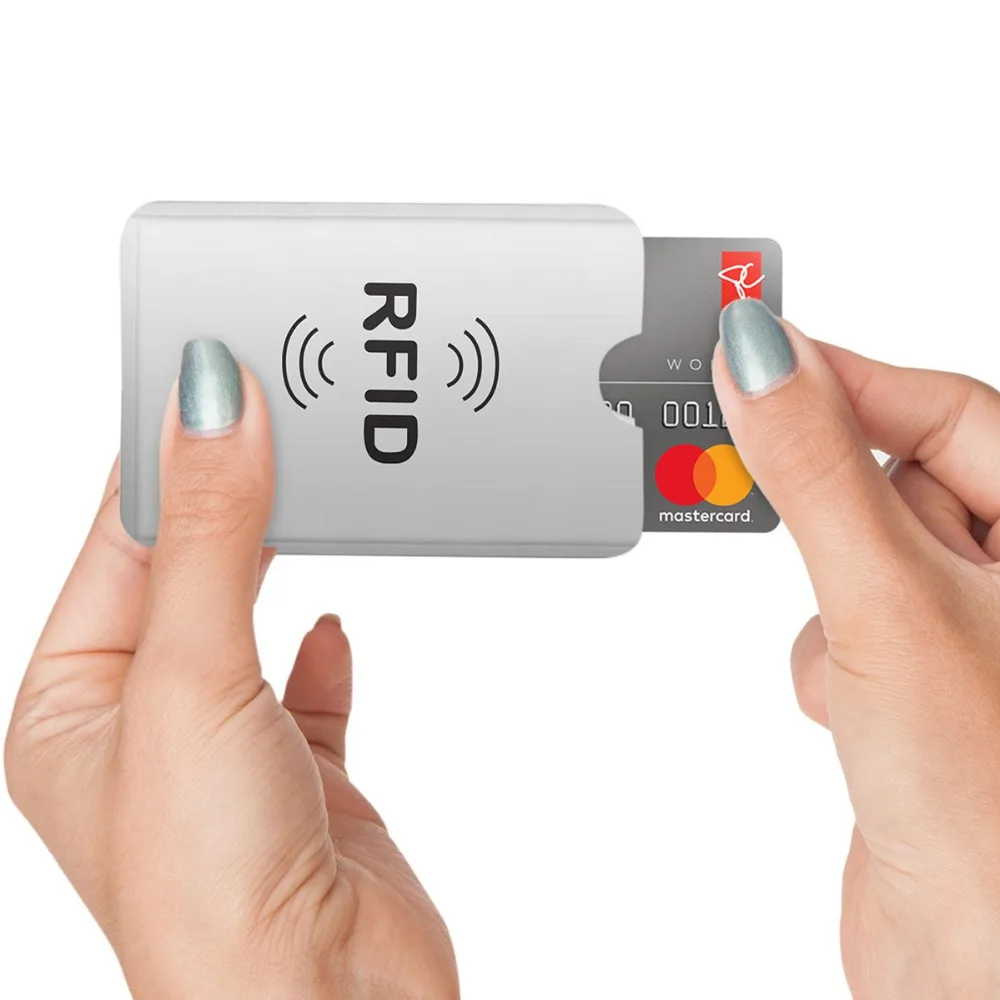 20 шт./лот защита от сканирования блокировка RFID чехол для карт кредитных вашей