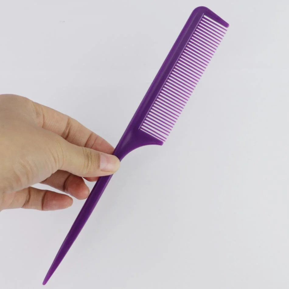 5 шт. Профессиональная щетка-Расческа для салонного хвоста фиолетовая