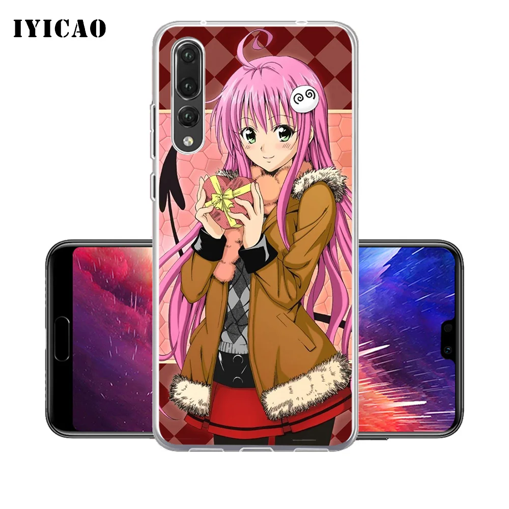 IYICAO To Love Ru мягкий силиконовый чехол для телефона Huawei P30 P20 Pro P10 P9 P8 Lite P Smart из