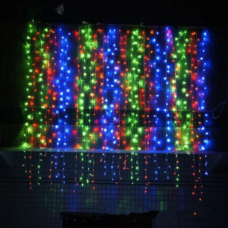 4 5 м x 3 300 LED домашний открытый праздник Рождество декоративные Свадебные