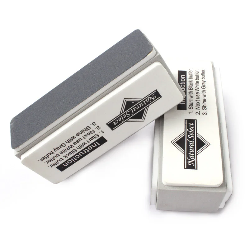 Новый трехсторонний буфер для ногтей блестящий полировки дизайна маникюра |