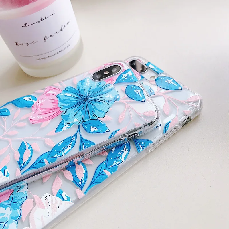 STROLLIFE Ретро Fiowers чехол для телефона iPhoneX XS Max XR экзотический узор мягкий TPU IPhone 8 6S 7