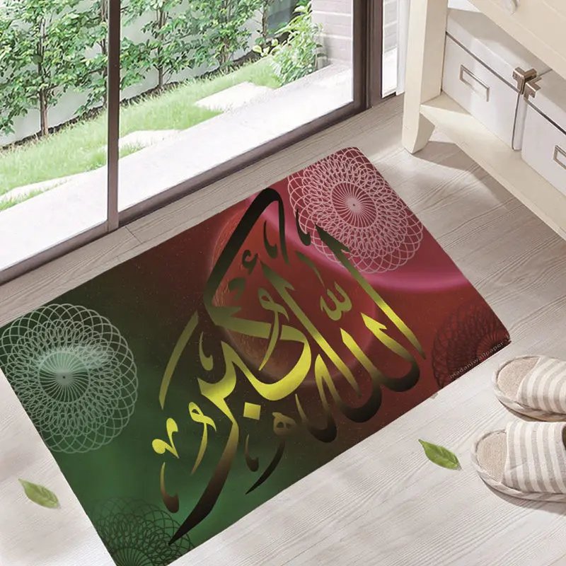 Цветной эстетический геометрический напольный коврик с принтом цифровой