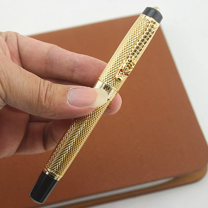 Advanced Jinhao все цвета Роскошный Дракон яркие золотые квадраты баррель Бизнес Офис