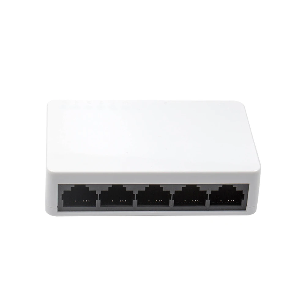 RJ45 5 портов сетевой коммутатор Fast Ethernet 10/100 Мбит/с LAN Коммутатор Концентратор с