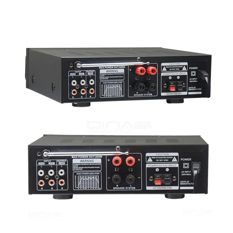 Аудиоусилитель kaсудистый высокой мощности 240 в 12 В 220 USB SD|amplifier home|home amplifieramplifiers audio