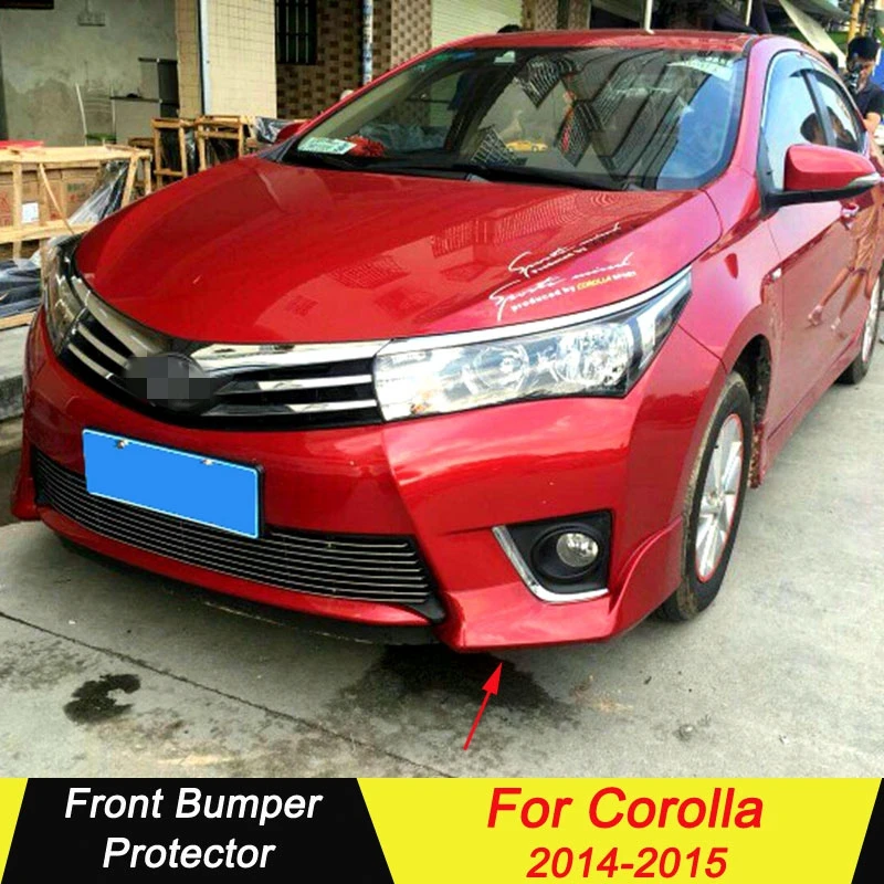 Передний бампер спойлер для Toyota Corolla передний бампер диффузор для губ декоративные защитные бамперы комплект для кузова для Corolla