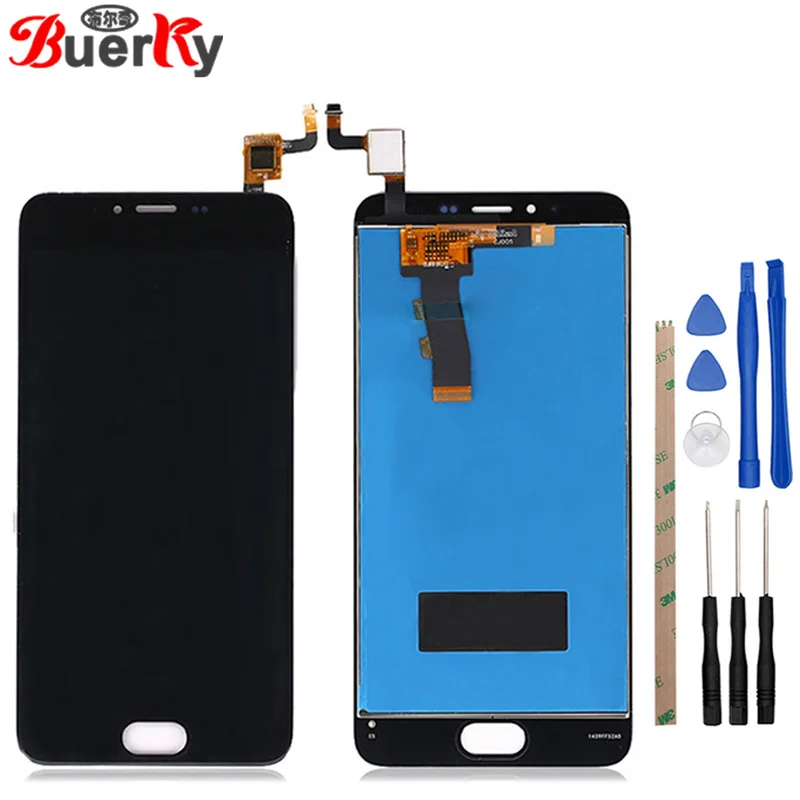 BKparts Протестировано для Meizu M5 Meilan 5 M611H M611A M611D ЖК дисплей сенсорный экран стекло