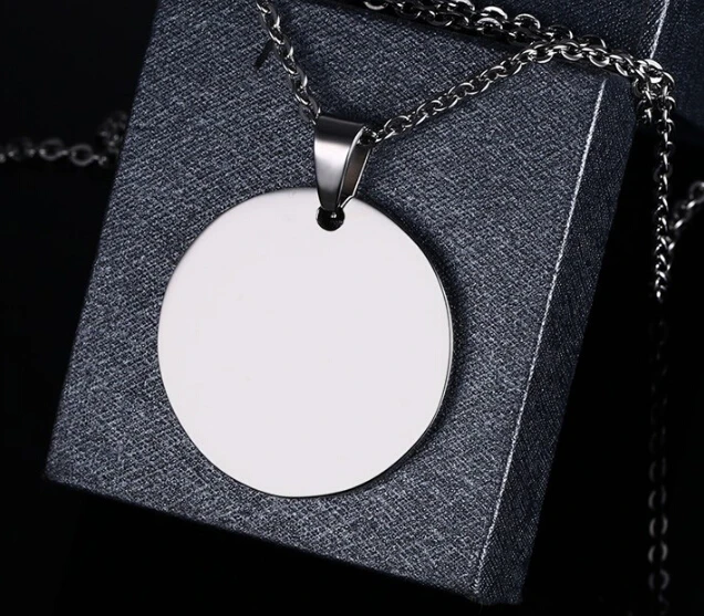 10 шт./партия круглые подвески из нержавеющей стали|lot 10pcs|pendant necklacenecklace lot |