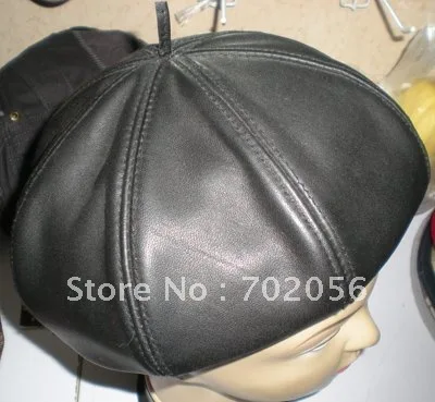 Leather Skullies Cap Hats 5pcs/lot #2278