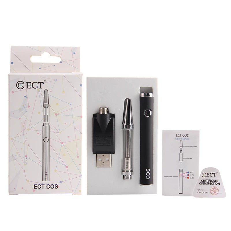 ECT COS комплект O ручка бутон с cos vape preheat батарея 450 мАч 510 нить электронные