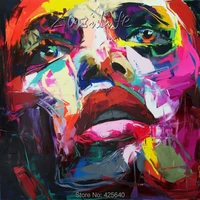 palette knife painting portrait palette knife face oil painting impasto figure on canvas hand painted francoise nielly 15 23