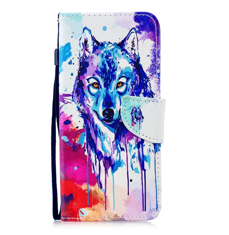 Чехол-книжка с откидной крышкой для huawei P Smart, милый кожаный бумажник с кошкой, чехол для телефона huawei P Smart, чехол Etui Capinha Hawei