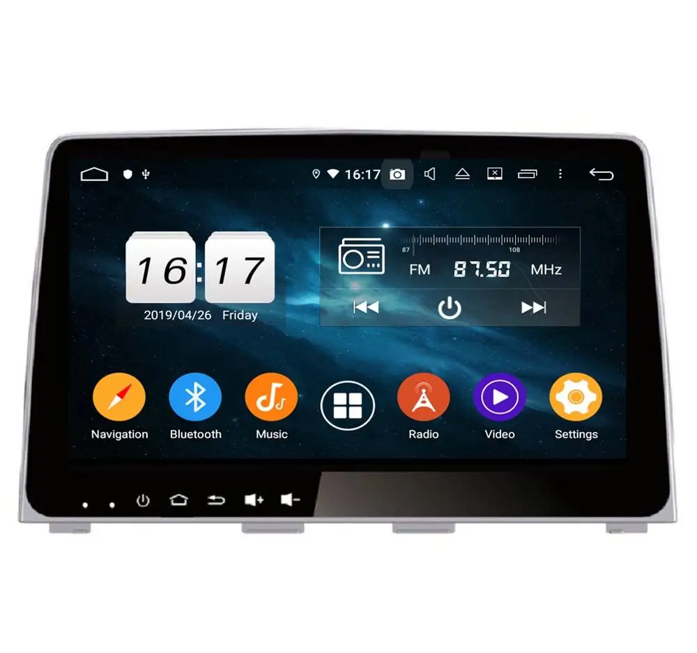 

4GB+64GB PX5 1 din 9" Android 9.0 Car DVD GPS Glonass Head Unit for Hyundai Sonata 2018 RDS Radio USB Bluetooth WIFI Mirror-link