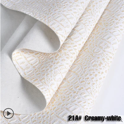Faux Leather Fabric7 Блестящий Крокодиловый искусственная кожа с тиснением ткань синтетическая искусственная обувь cuero sintetico сумка с единорогом Русалка неопрена diy Декор из плотной ткани - Цвет: Faux Leather Fabric7