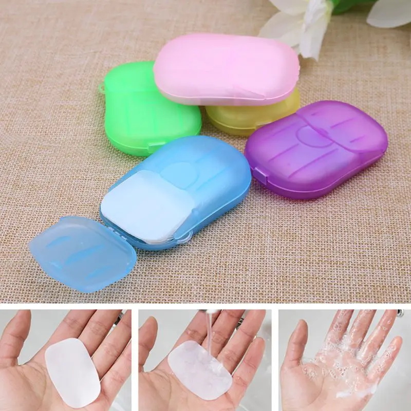 

Портативное мыло-бумага, 5 коробок, многофункциональные универсальные аксессуары