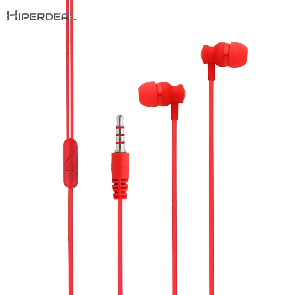HIPERDEAL Универсальный In Ear3.5mm стерео наушники гарнитура с микрофоном для сотового