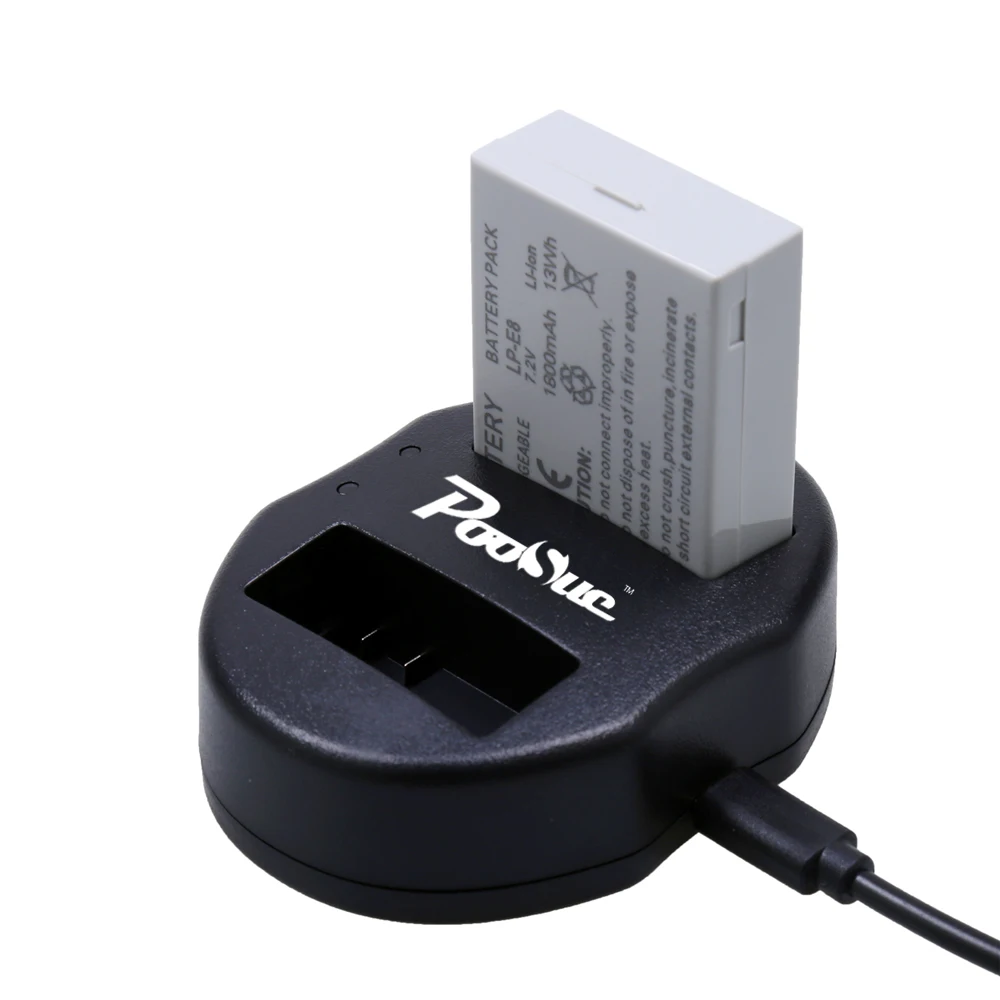 LP E8 lpe8 батарея + USB двойное зарядное устройство для Canon 550D 600D 650D 700D X4 X5 X6i X7i T2i T3i T4i T5i DSLR|lp e8|lp e8 batterybattery lp |