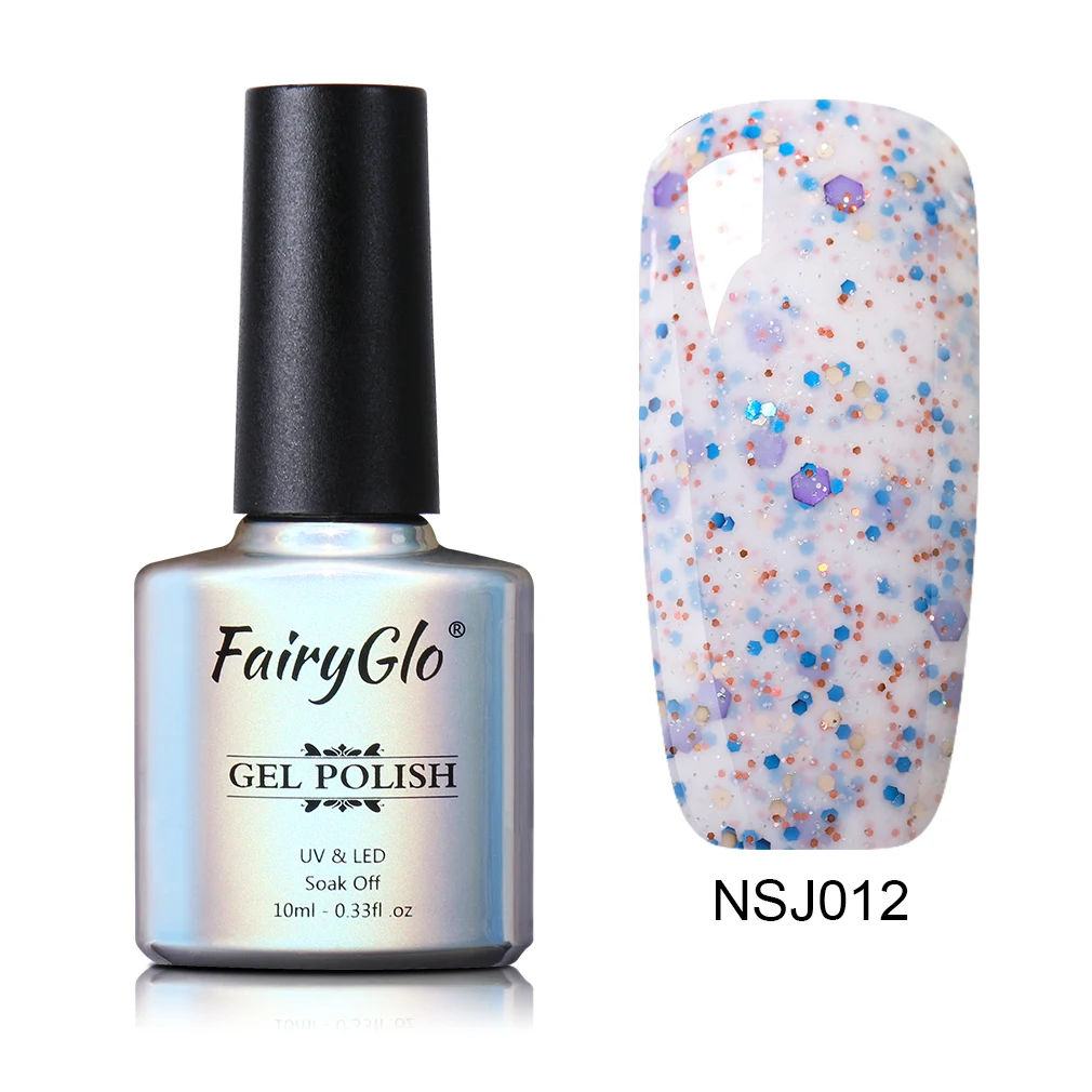 NSJ012 FairyGlo 10 мл гель для ногтей Chesse песок УФ гель лак для ногтей светодиодный штамповка Гибридный гель лак краска геллак Лаки Эмаль Гель для ногтей - Цвет: NSJ012
