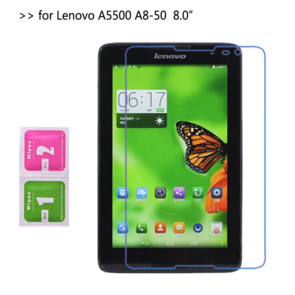 Прозрачная мягкая ультратонкая Защитная пленка для Lenovo A5500 защитная планшета 8 0