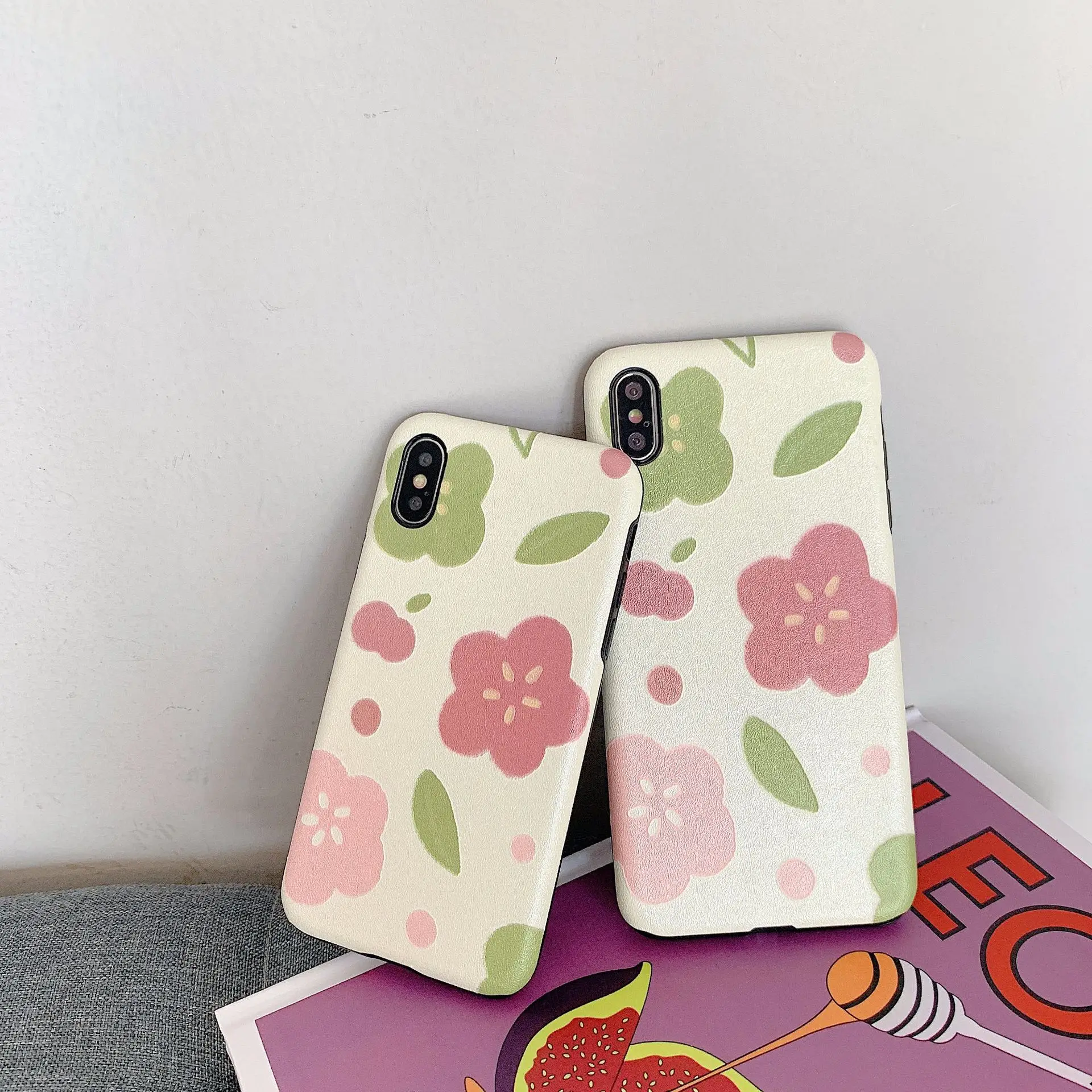 Роскошный художественный Абстрактный Цветочный корейский чехол для телефона