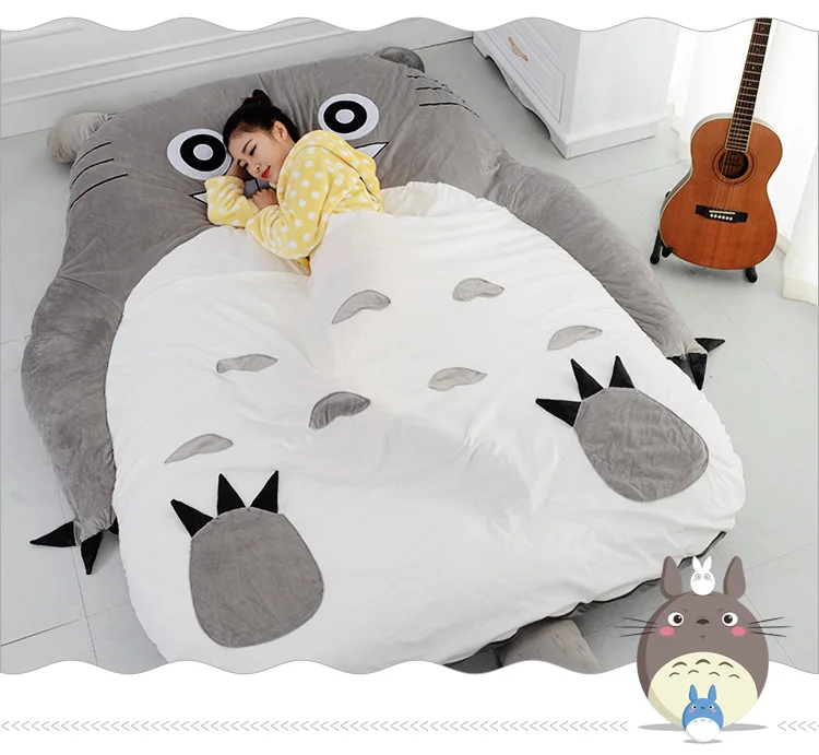 Лидер продаж 2017 года диван-кровать Totoro для ленивых одиночный мультяшный татами
