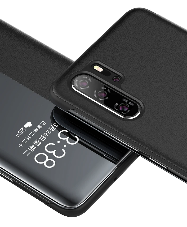 Для huawei P30 Pro Чехол CENMASO Smart View Wake Sleep Up флип-чехол кожаный защитный для huawei P30 P20 Pro флип-чехол