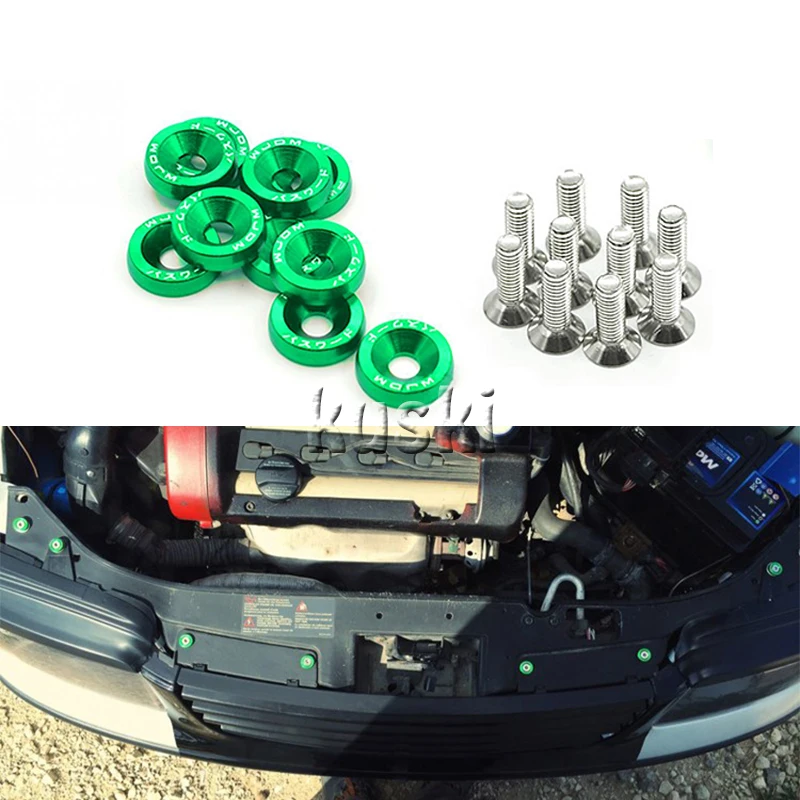 10X винтовые прокладки для автомобильной модификации Toyota Corolla Avensis RAV4 Yaris Auris Hilux Prius