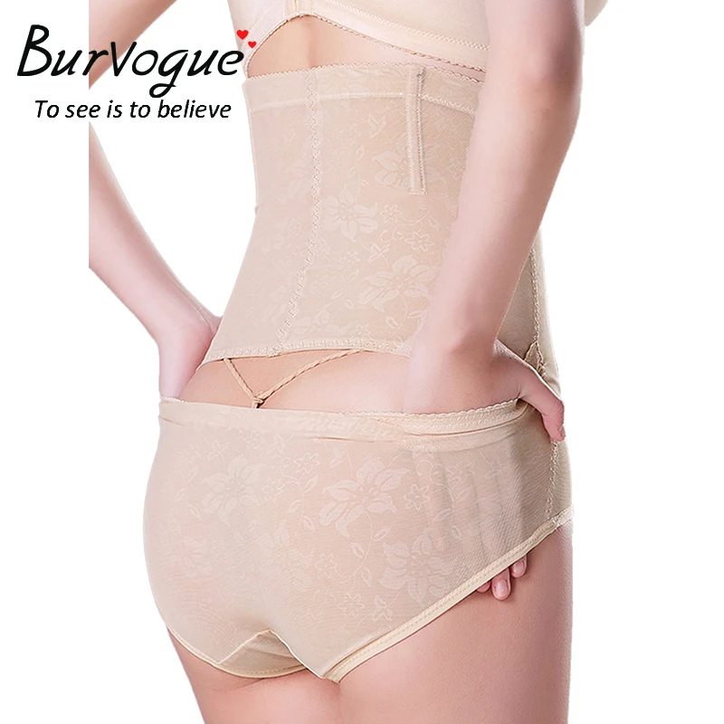 Женские трусики с высокой талией Burvogue регулируемое нижнее белье Корректирующее