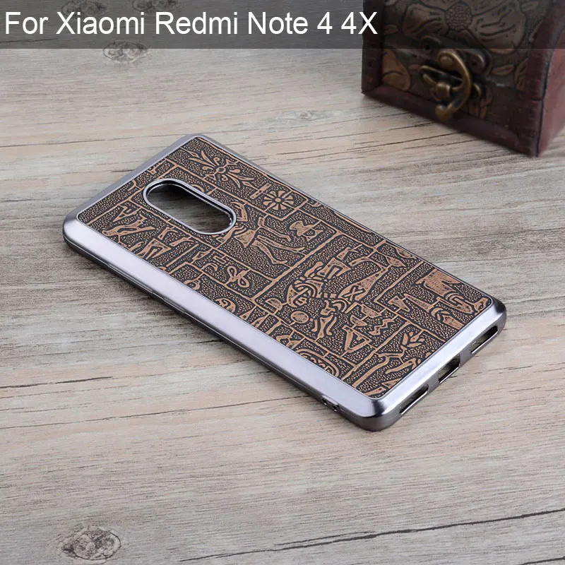 Чехол для Xiaomi Redmi Note 4 4X винтажный кожаный чехол в стиле ретро с мягким покрытием