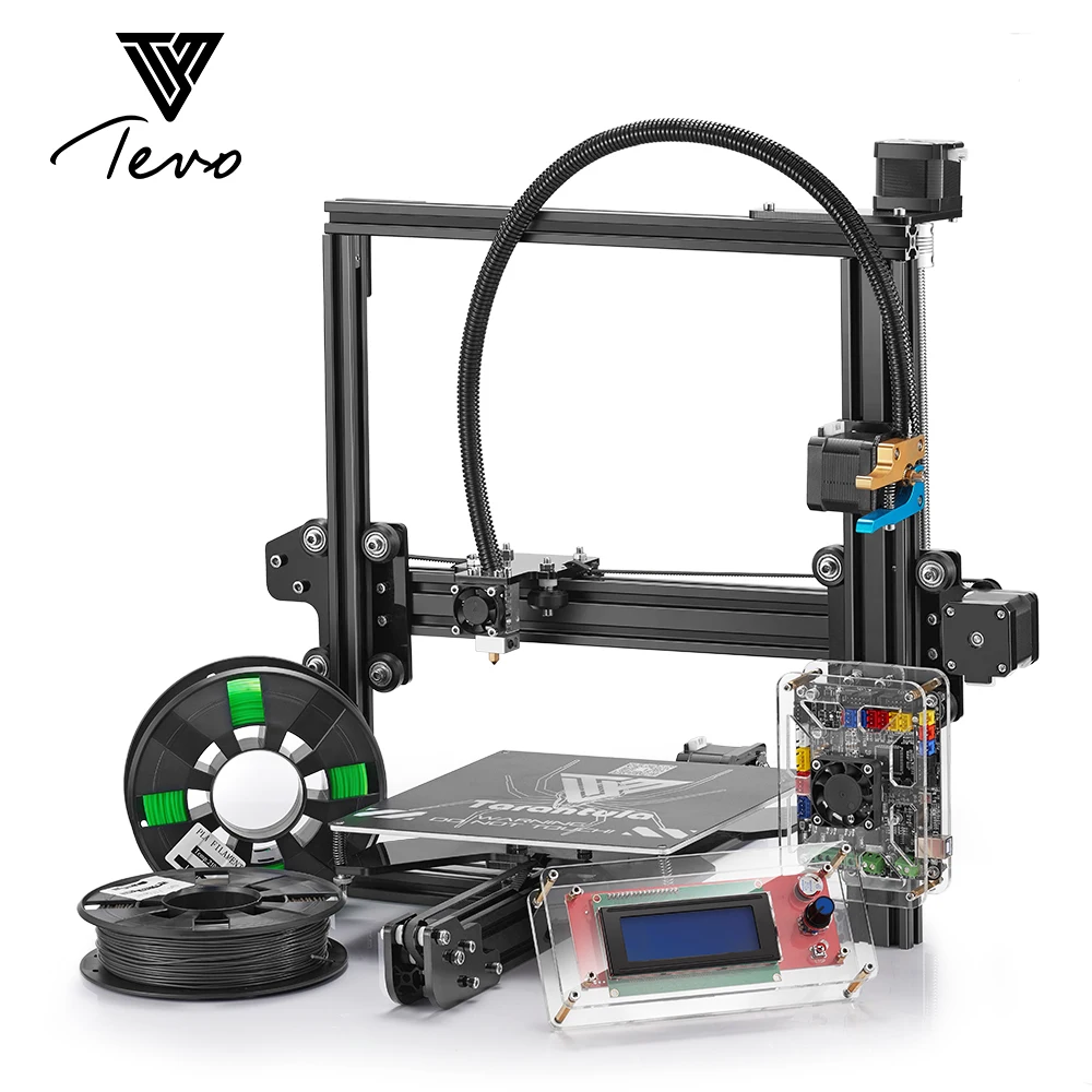 Большая площадь MK3 TEVO Тарантул Алюминий Экструзия 3D комплект принтера принтер