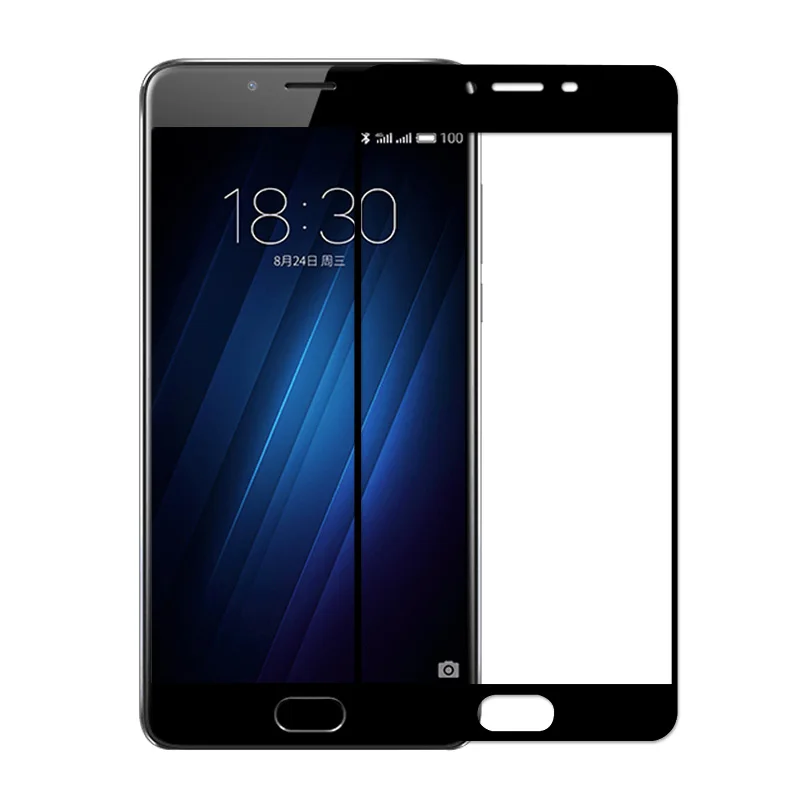 Закаленное стекло для Meizu U10 U20 полное покрытие 16 ГБ 32 Защита экрана M5c A5 M6 note пленка