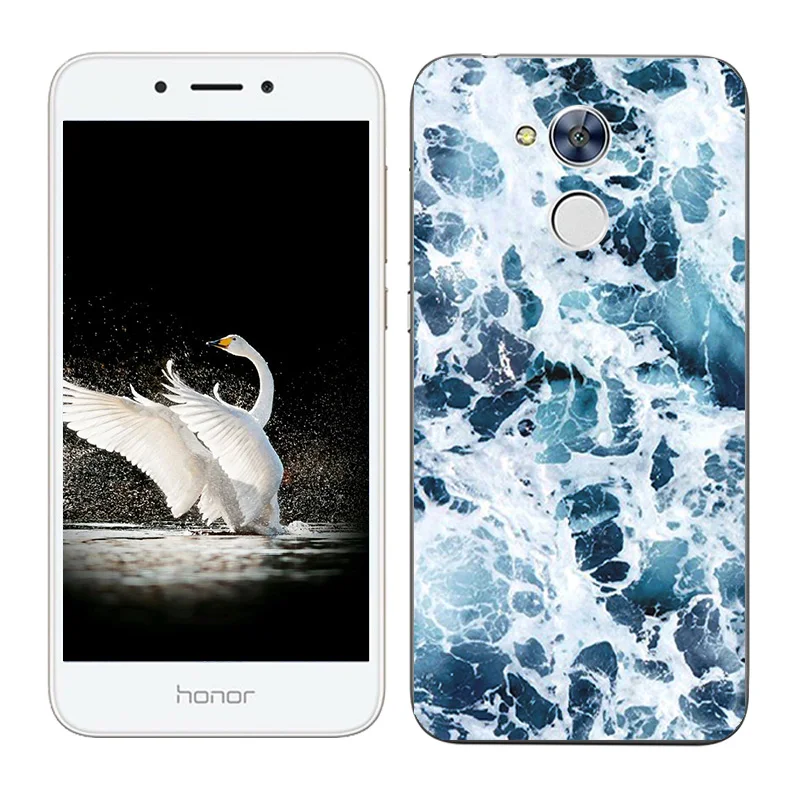 17 Мягкий силиконовый чехол для huawei Honor 8X 7C 7A Pro 6A 7X 6X 5C 9, защитный чехол для huawei Y6 4C Pro JSN-AL00 с ночной росписью - Цвет: 17