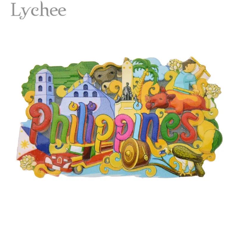 Магнитный холодильник Lychee Life Philosophy с магнитом из смолы для дома и кухни|Магниты