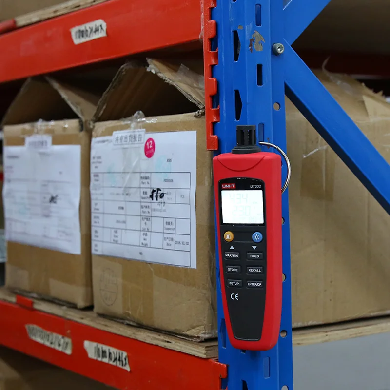 Uni-t UT331 UT332 цифровой тестер termo higrametro termometro температура umidade medidor de umidade с ЖК-подсветкой и USB