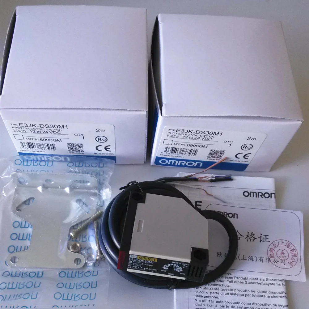 2 шт. Omron E3JK-DS30M1 3A 12-24VDC 90-250VAC 5 Провода диффузного отражения фотоэлектрический переключатель сенсор
