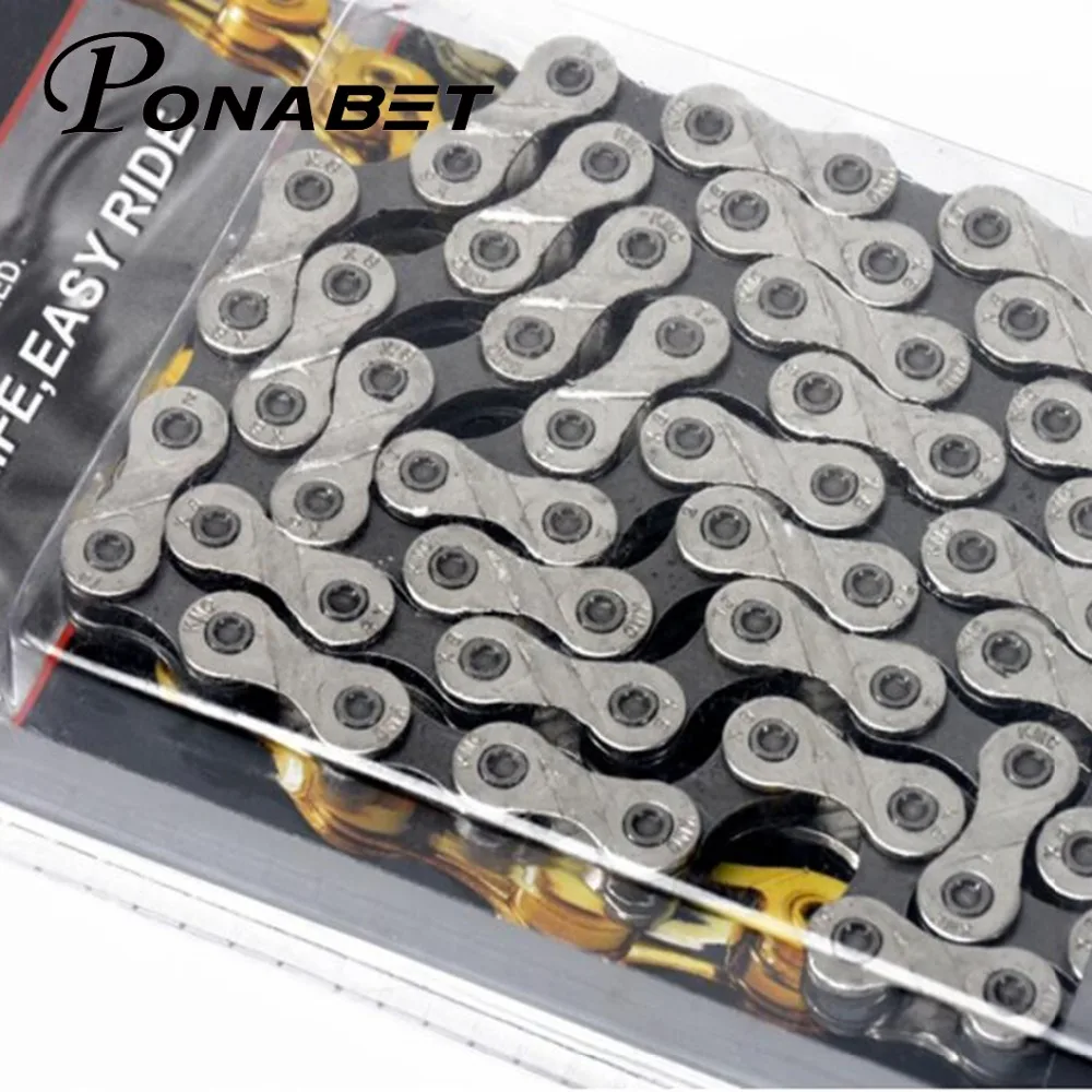 Цепь для велосипеда Ponabet KMC X8.93 двойная 6/7/8 скоростей MTB 116 звеньев тип цепи | Спорт и