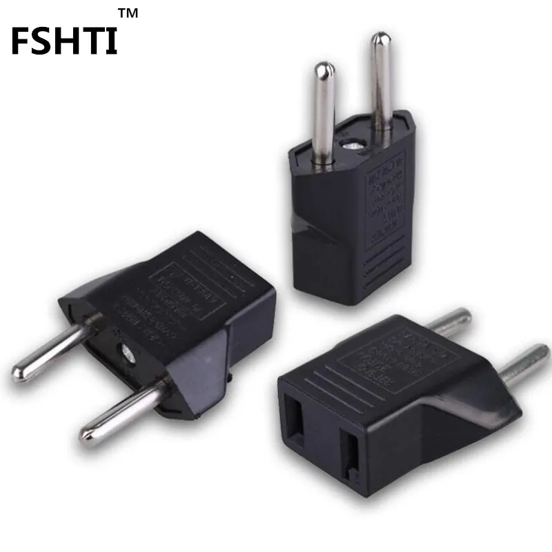 100 шт. универсальная штепсельная вилка США в ЕС Европу дорожная настенная розетка