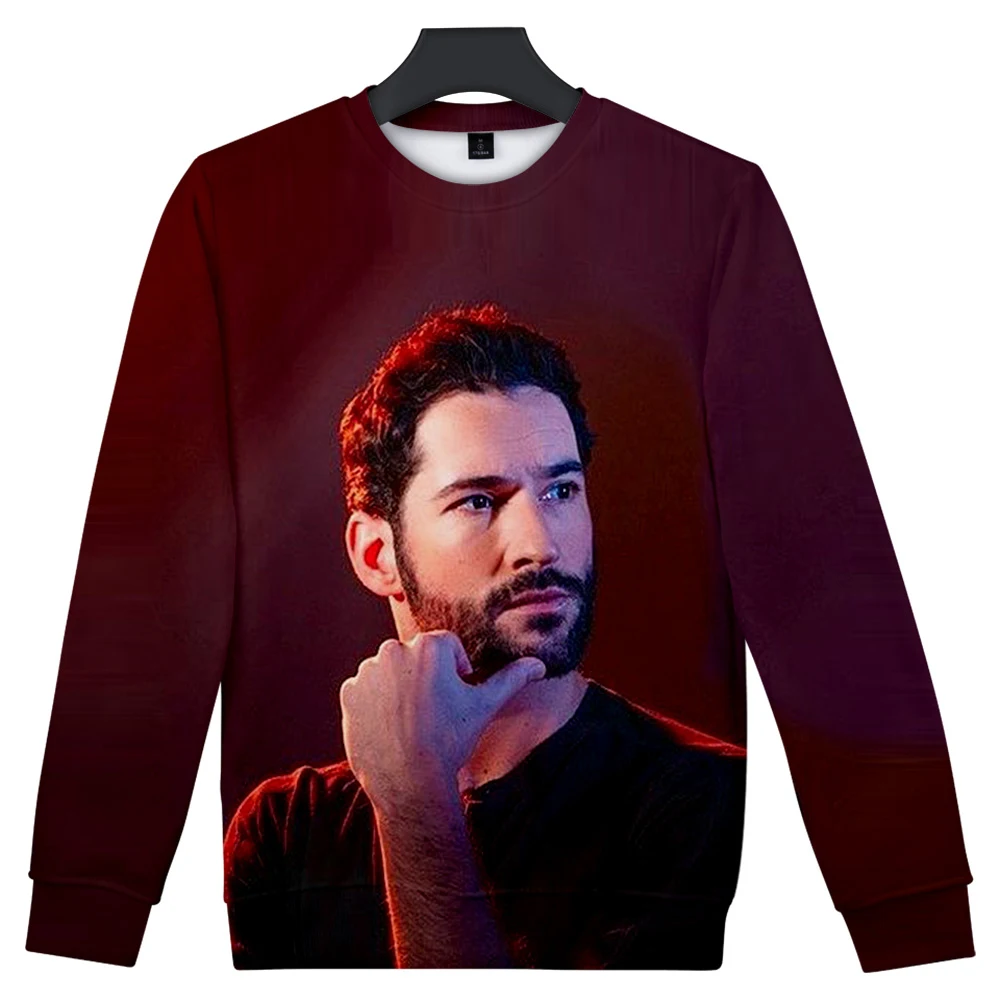Горячая Lucifer Толстовка Lucifer Morningstar толстовки хороший открытый пуловер Толстовка Осень мужские длинные толстовки