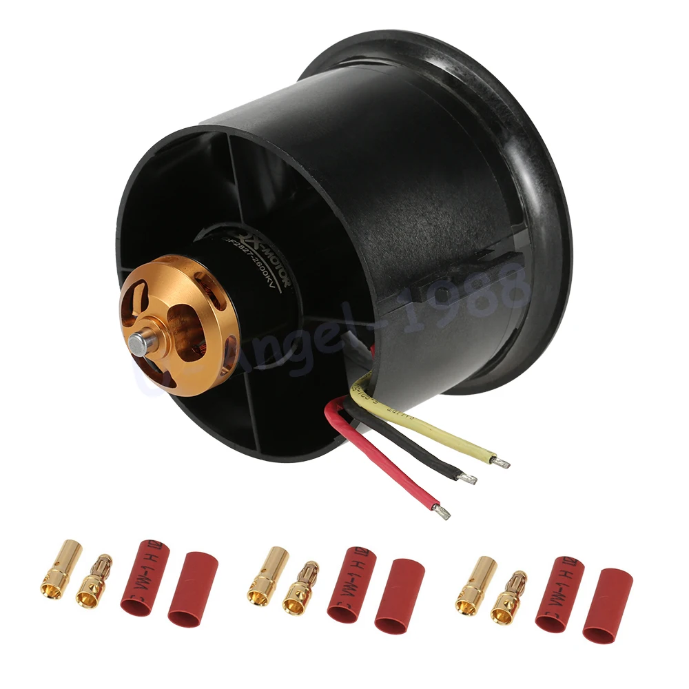 Регистровая доставка 1 комплект RC Motor 70 мм EDF set 2827 2600KV 10 Blades Ducted Fan для Самолет|ducted