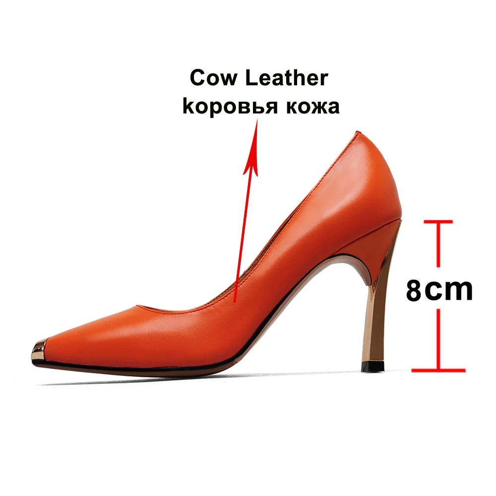 Meotina/Женская обувь на высоком каблуке вечерние туфли из натуральной кожи толстом