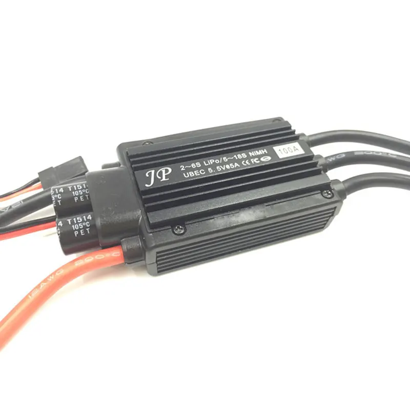 JP запасные части бесщеточный 100A ESC 2 6S контроллер скорости электродвигателя с 5 V/5A