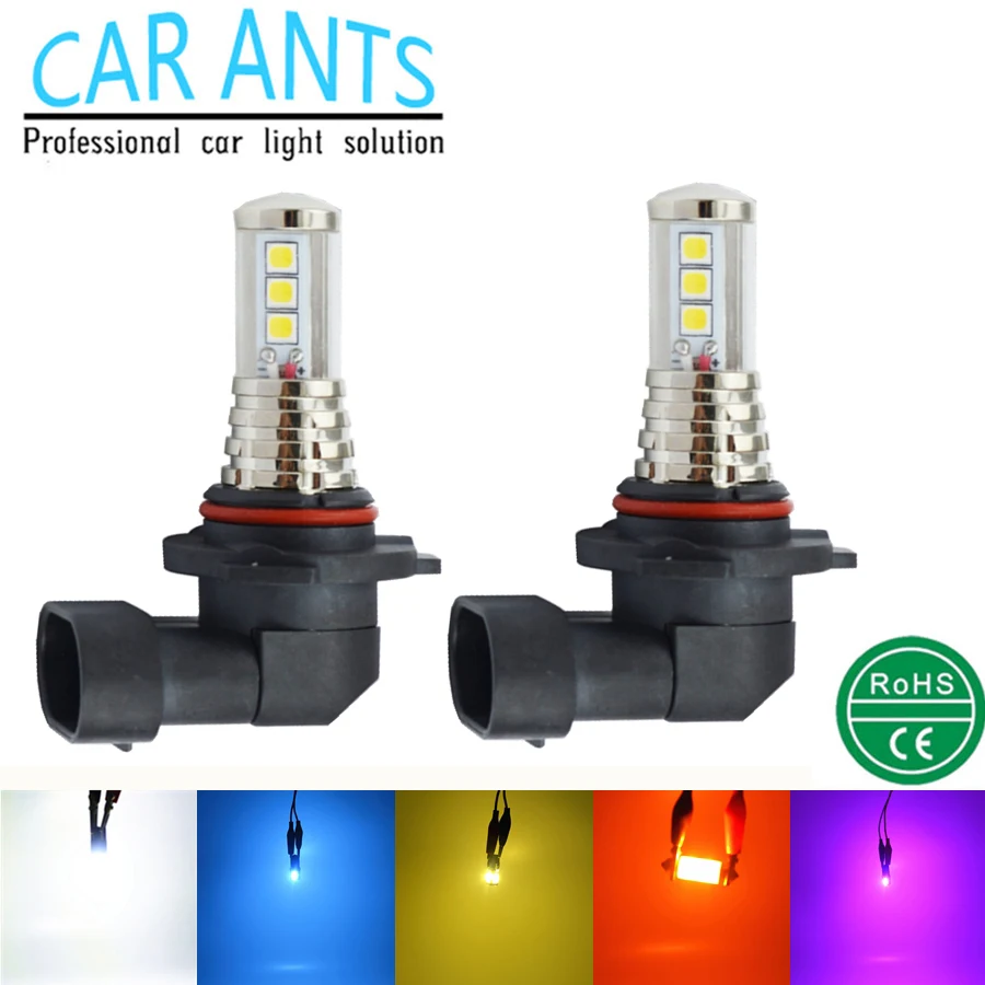 Автомобильные муравьи светодиодный Plug n Play 30 Вт Противотуманные фары 9005/HB3 1400lm