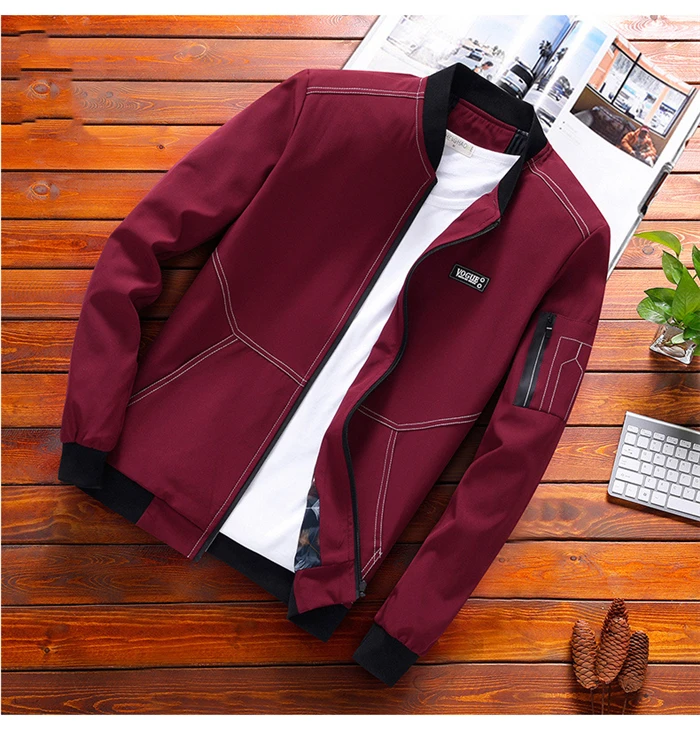 M-9XL куртка Для мужчин Повседневное Бейсбол куртка Демисезонный мода Slim Fit Для мужчин куртка тонкие куртки бренд Повседневное пальто Топ