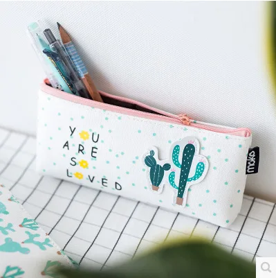 Кактус Фламинго школы канцелярский пенал хранения Организатор Пенал офис