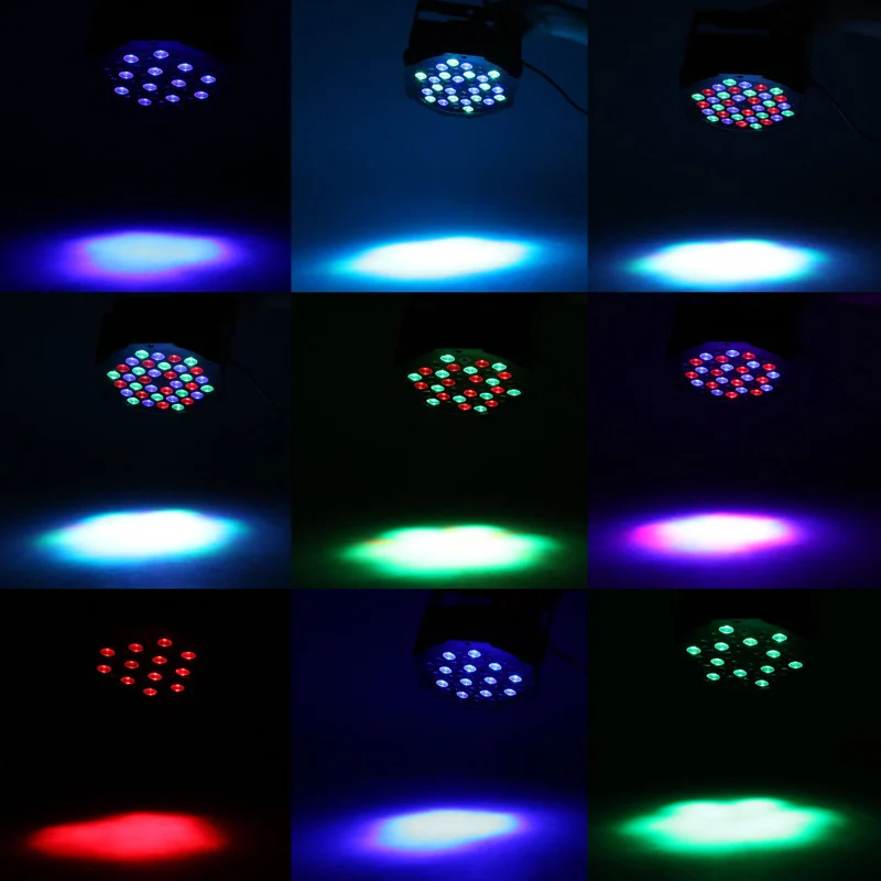 DHL 4xrgb сценический свет 36*2 Вт 36 LED плоские Par огни RGB лампа для клуба DJ Дискотека