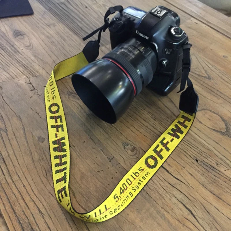 Белый неопреновый шейный ремешок для камеры Canon Nikon Pentax Sony Fuji Olympus