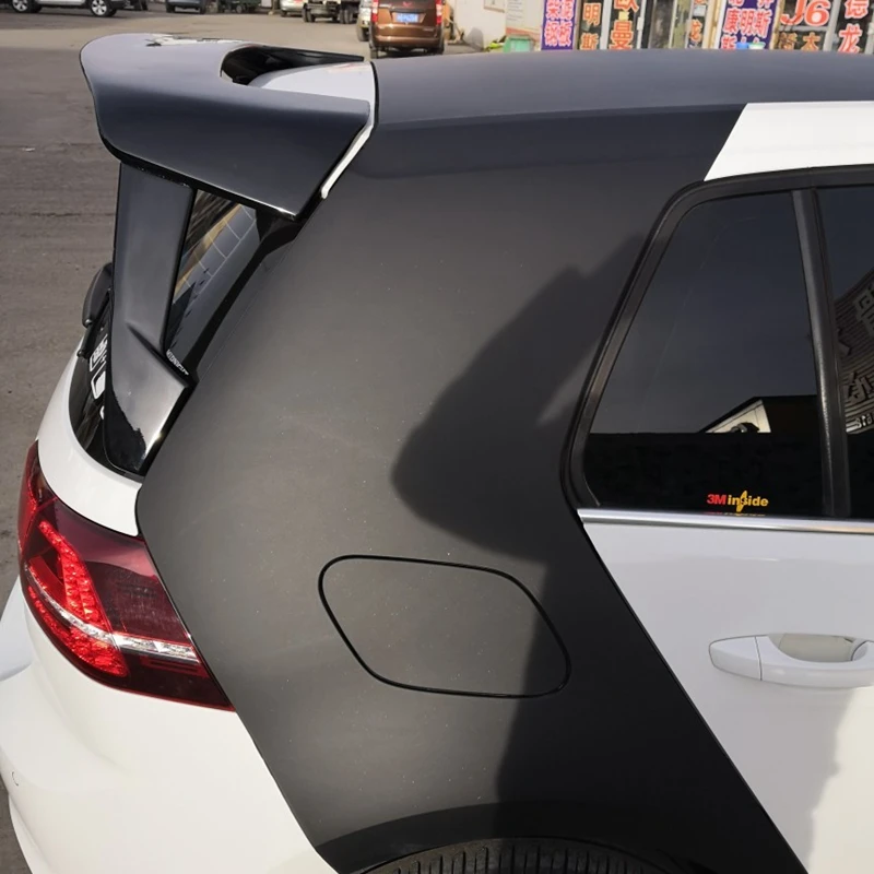 Для Volkswagen GOLF MK7 MK7.5 спойлер 2014 2018 R LINE Высокое качество ABS Материал заднего крыла
